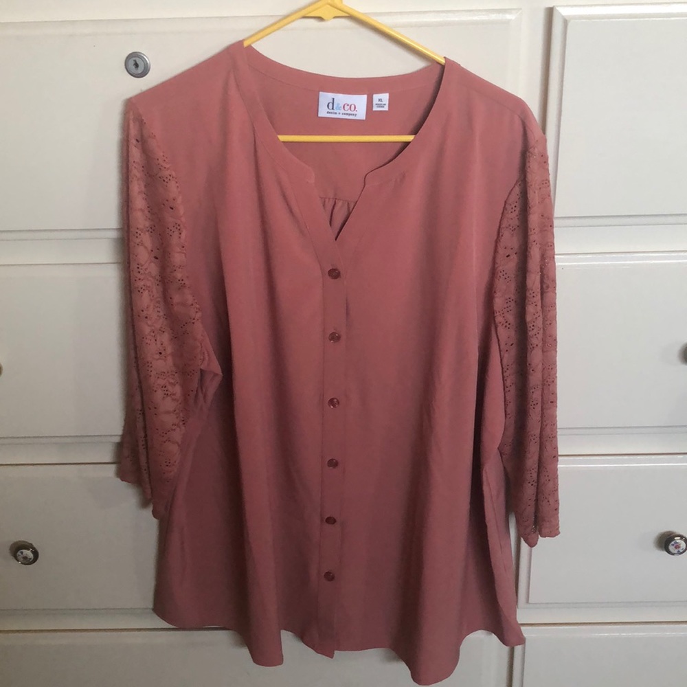 Coral tunic shirt